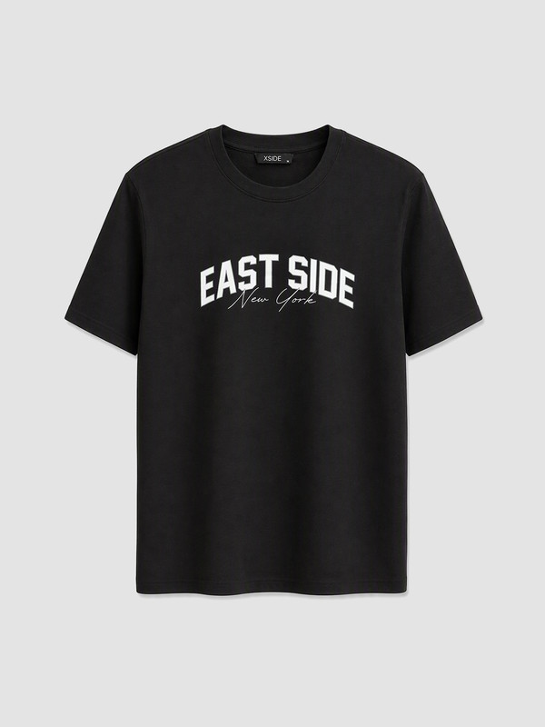 XSIDE Man Black T-Shirt