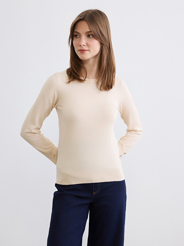 LCW Comfort Crew Neck Women's Knitwear Sweater