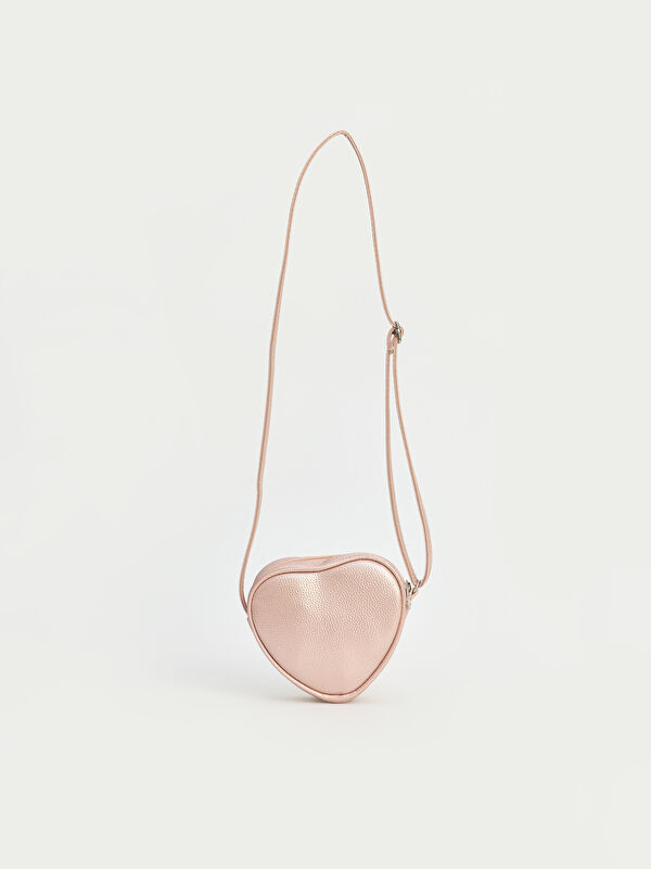 LCW ACCESSORIES Kalp Desenli Kız Çocuk Omuz Çantası