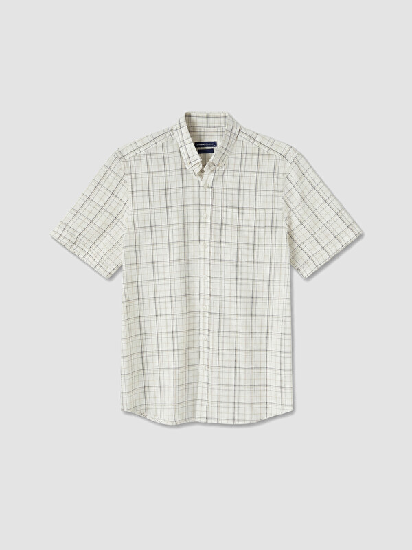LCWAIKIKI Classic Regular Fit Ekose Erkek Gömlek