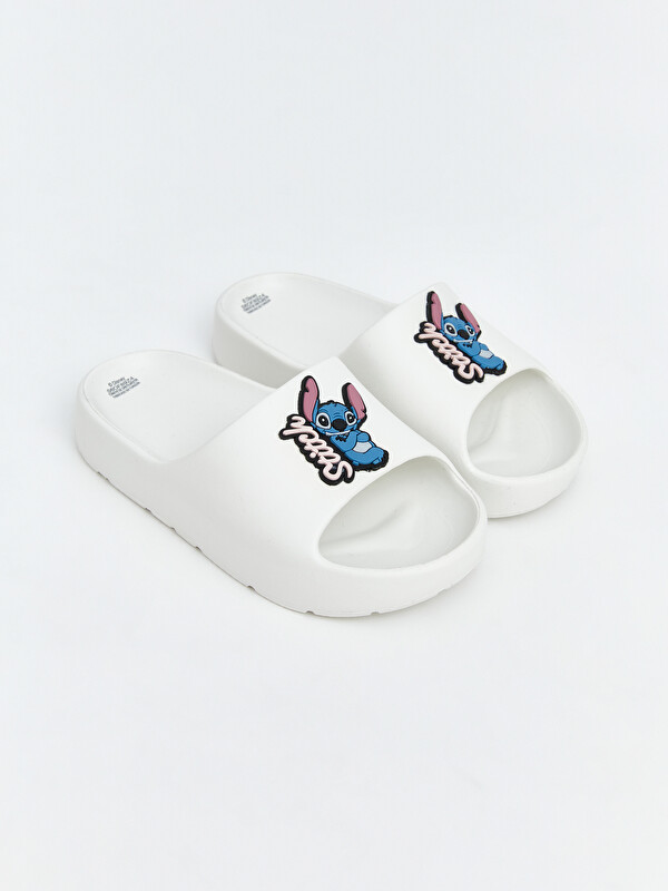 LCW STEPS Kız Çocuk Lilo & Stitch Baskılı Terlik