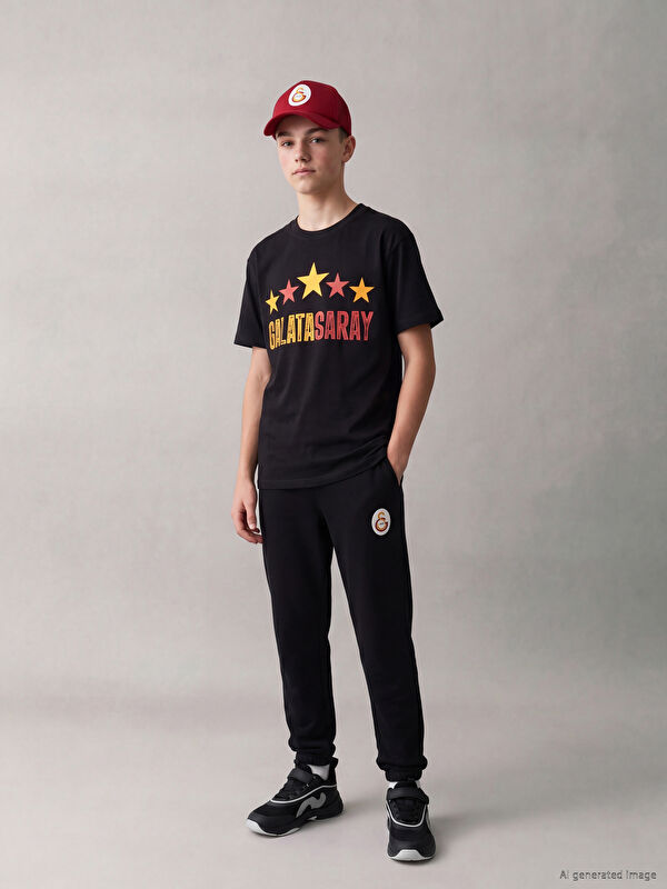LCW Kids Galatasaray Baskılı Erkek Çocuk Jogger Eşofman Altı