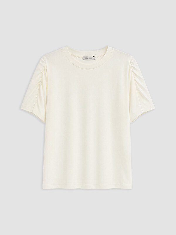LCW Vision Woman Ecru T-Shirt