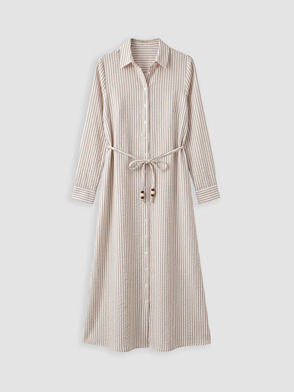LCWAIKIKI Classic Woman Beige Dress