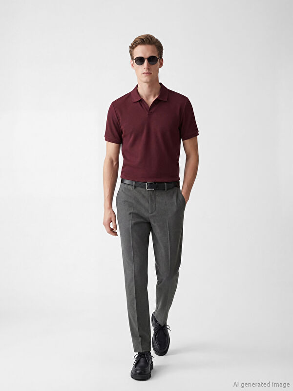 SOUTHBLUE Standart Kalıp Gabardin Erkek Pantolon