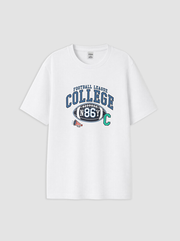 LCW Kids T-shirt Col rond Imprimé Garçon