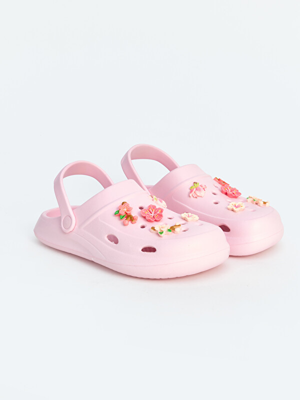 LCW STEPS Baskılı Kız Çocuk Plaj Sandaleti