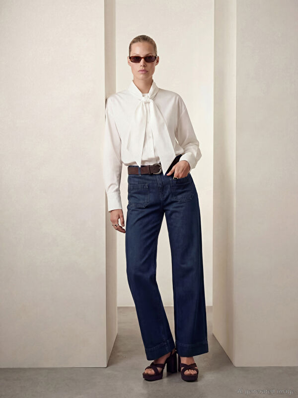 LCW Jeans Wideleg Kadın Jean Pantolon