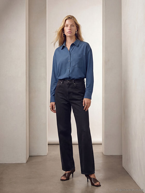 LCW Jeans Wideleg Kadın Jean Pantolon