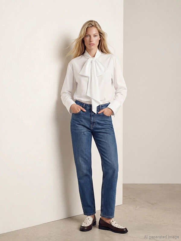 LCW Jeans Straight Fit Kadın Jean Pantolon