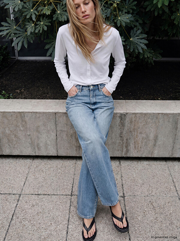 LCW Jeans Wideleg Fit Kadın Jean Pantolon