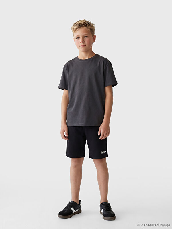 LCW Kids Baskılı Erkek Çocuk Şort