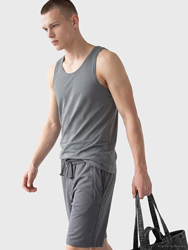XSIDE Crew Neck Jersey Men's Sleeveless T-Shirt