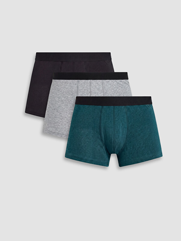 LC WAIKIKI Cotton Stretchy Men's Boxer 3-Pack