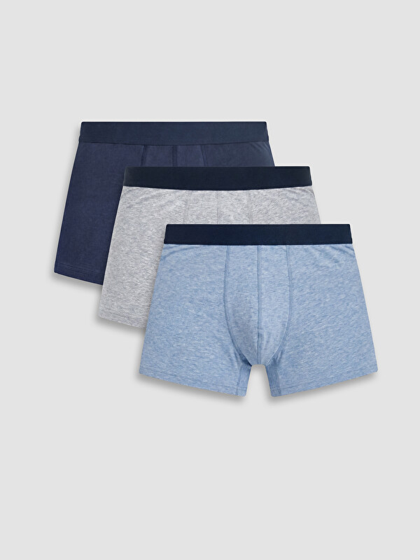 LC WAIKIKI Cotton Stretchy Men's Boxer 3-Pack