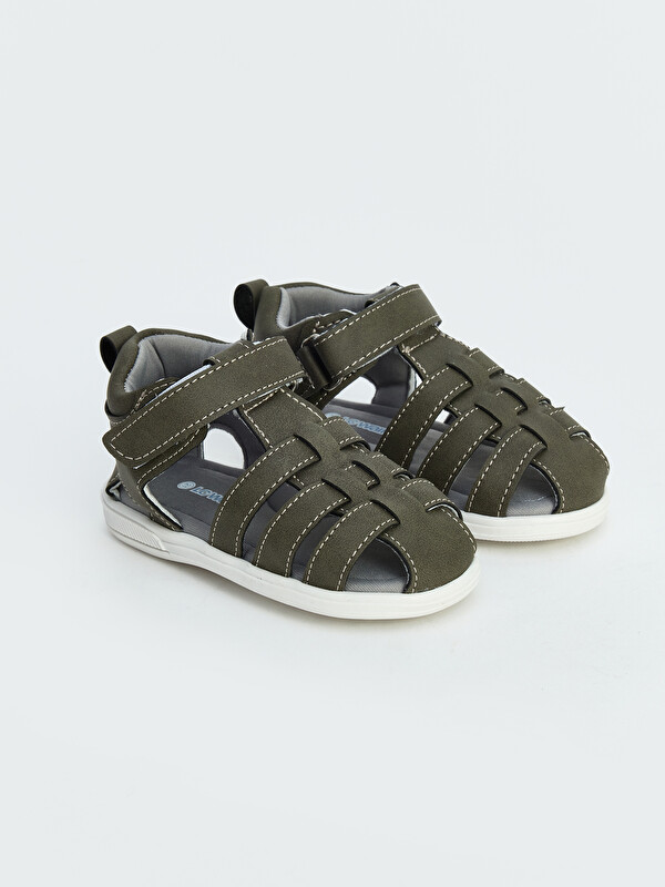 LCW STEPS Cırt Cırtlı Erkek Bebek Sandalet