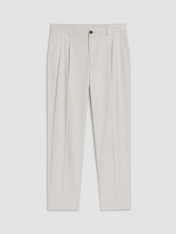 SOUTHBLUE Regular Fit Erkek Pileli Gabardin Pantolon