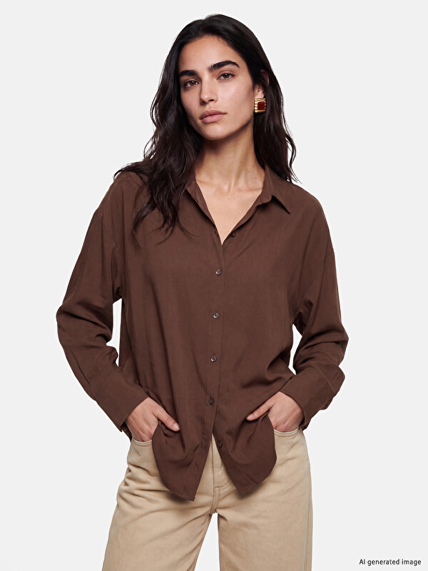 LCW Vision Oversize Women's Shirt