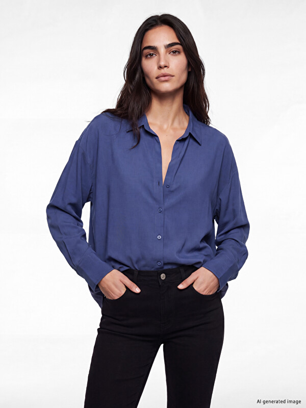 LCW Vision Oversize Women's Shirt