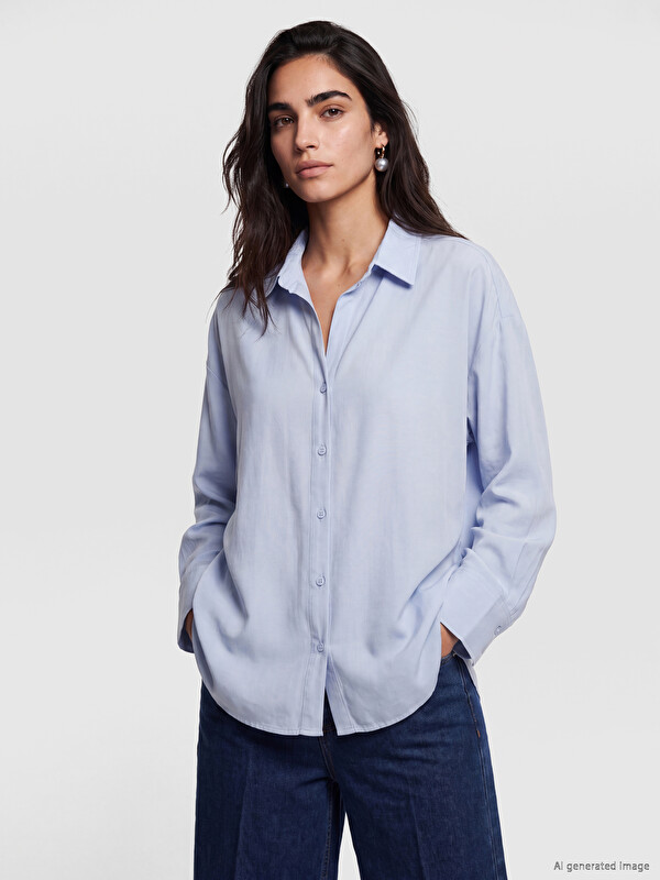 LCW Vision Oversize Women's Shirt