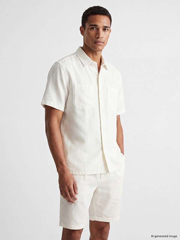 LCW Vision Regular Fit Çift Cepli Erkek Gömlek