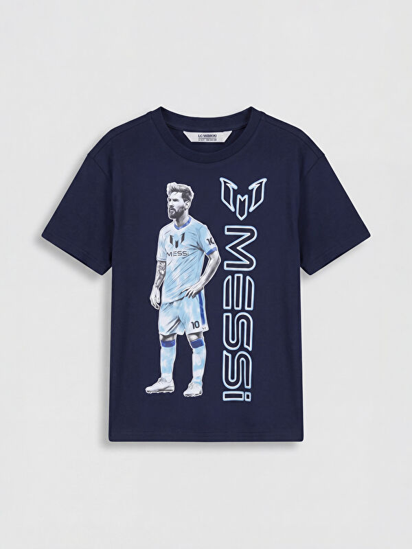 LCW Kids Messi Baskılı Erkek Çocuk Tişört