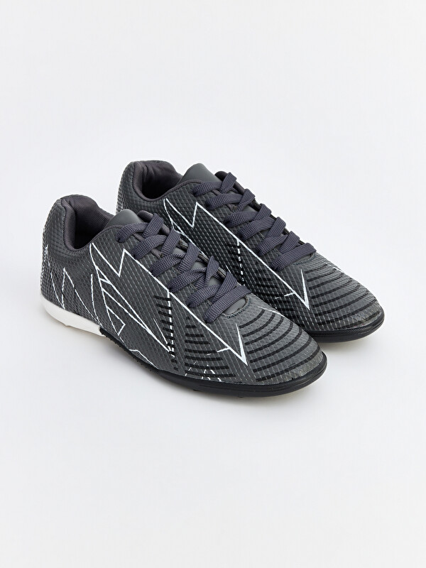 LCW STEPS Faux Leather Boys' Turf Soccer Shoes