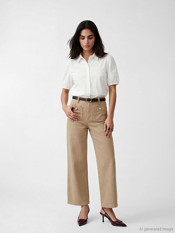LCW Jeans Wideleg Kadın Jean Pantolon