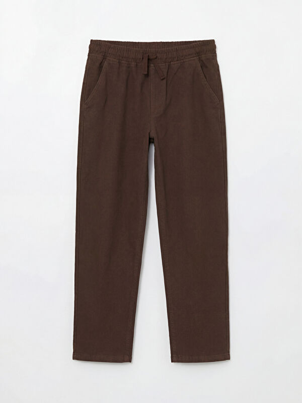 LCW Kids Standart Fit Erkek Çocuk Poplin Pantolon