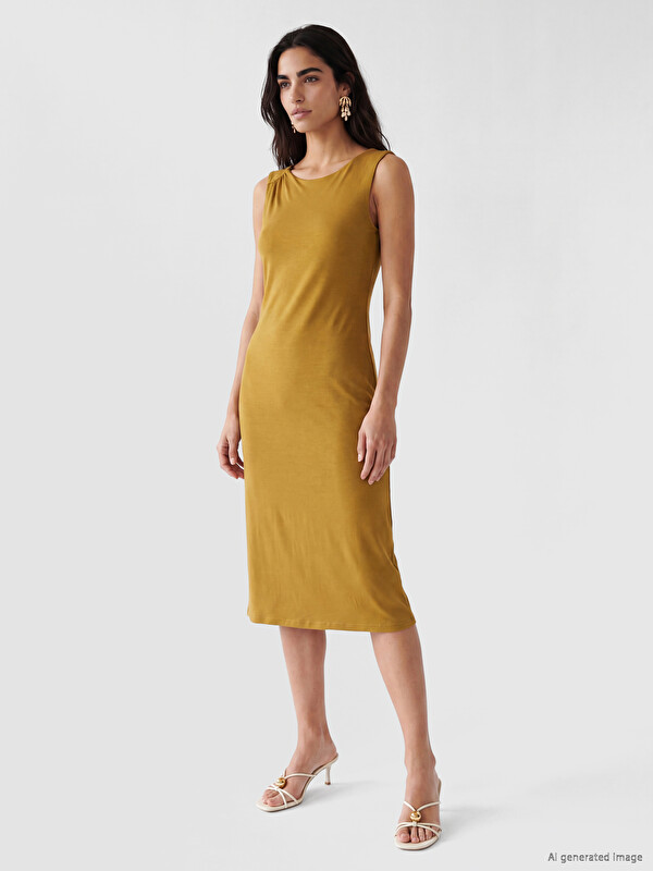 LCW Vision Woman Green Dress
