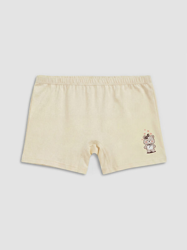 LCW Kids Kız Çocuk Baskılı Boxer