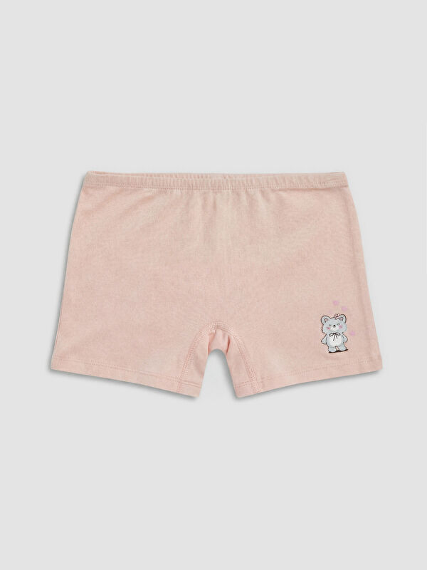 LCW Kids Kız Çocuk Baskılı Boxer