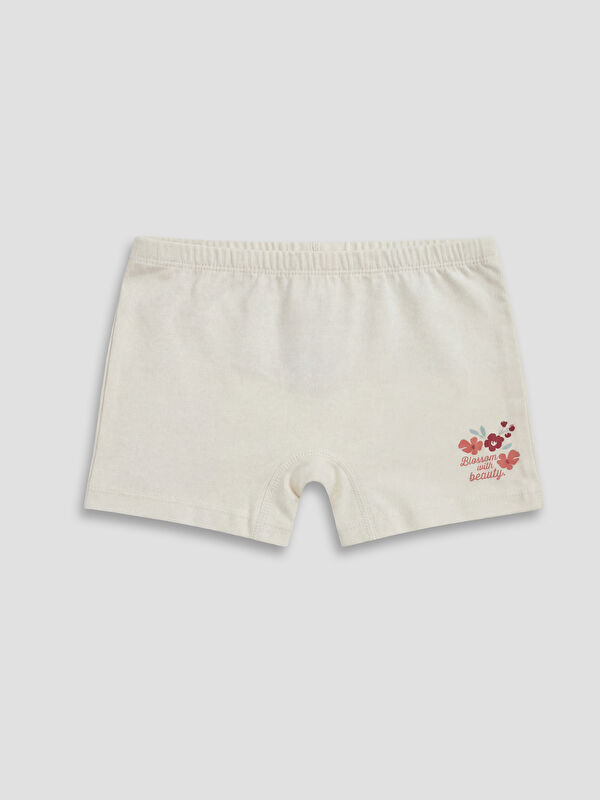 LCW Kids Baskılı Kız Çocuk Boxer