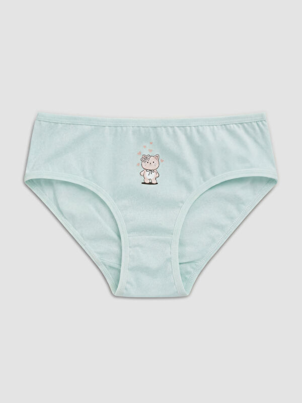 LCW Kids Baskılı Kız Çocuk Külot