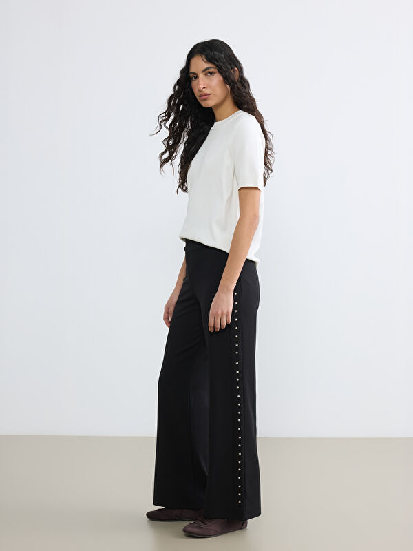 LCW Modest Standart Fit Geniş Paça Kadın Pantolon