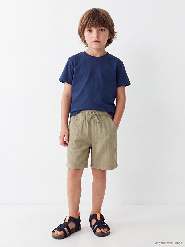 LCW Kids Müslin Erkek Çocuk Şort