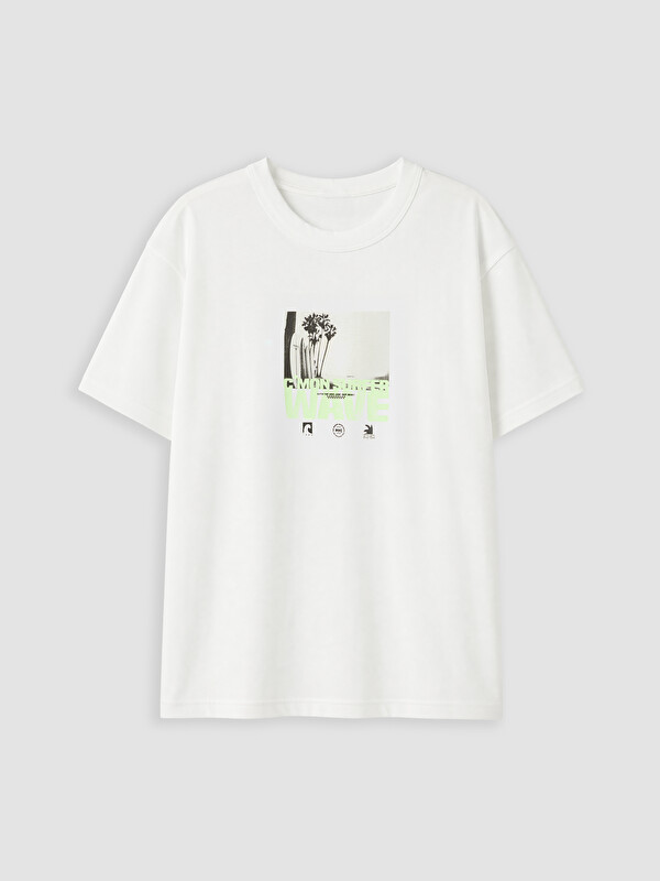 LCW Kids Boy White T-Shirt