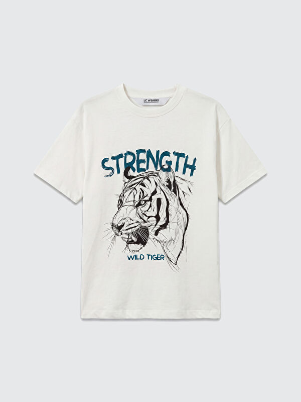 LCW Kids T-shirt imprimé à col rond pour garçon