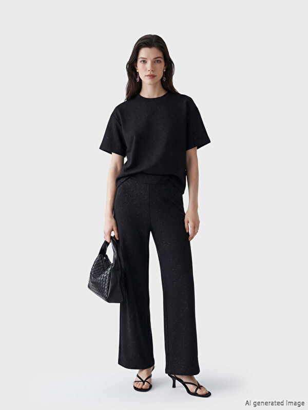 LCW Comfort Beli Lastikli Soft Touch Kadın Eşofman Altı