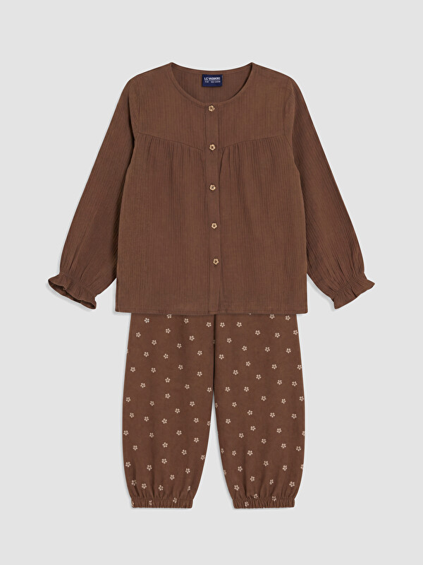 LCW Kids Kız Çocuk Bluz Ve Jogger Pantolon 2'li