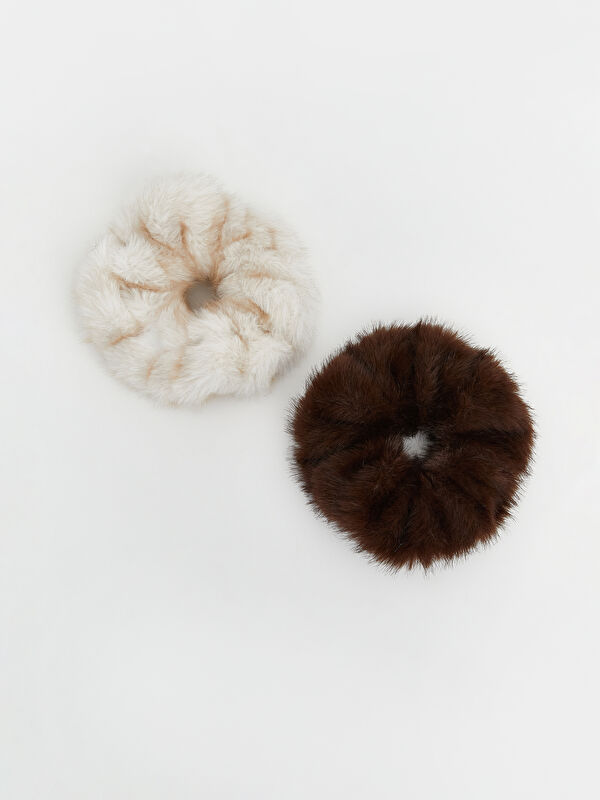 LCW JOY Plush Women's Hair Clip Set 2 Pack