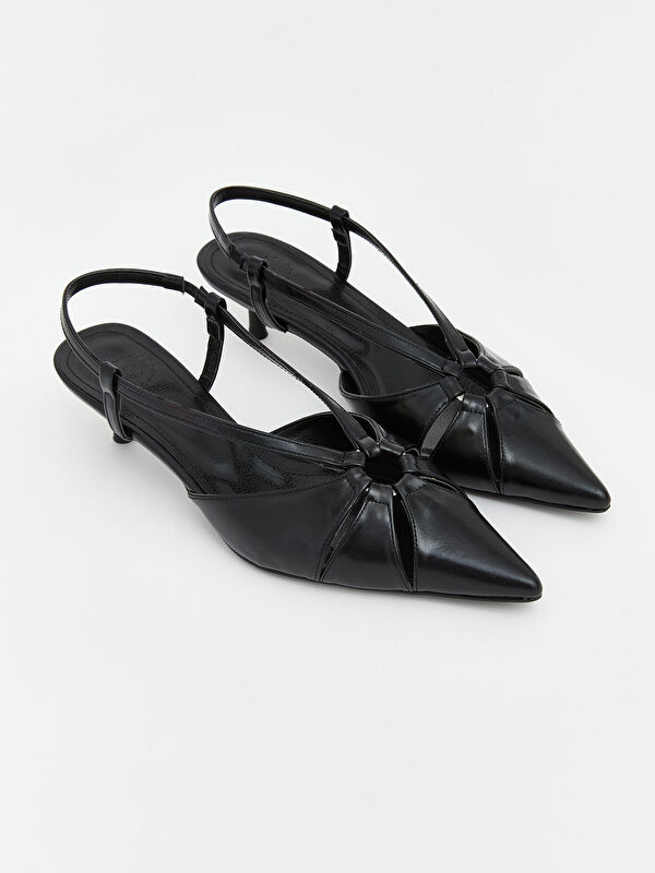 Lcw Steps Kahverengi Lcw Steps Sivri Burun Kadın Topuklu Ayakkabı