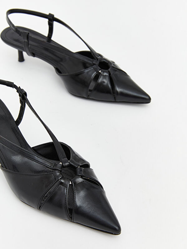 Lcw Steps Kahverengi Lcw Steps Sivri Burun Kadın Topuklu Ayakkabı