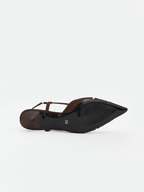 Lcw Steps Kahverengi Lcw Steps Sivri Burun Kadın Topuklu Ayakkabı