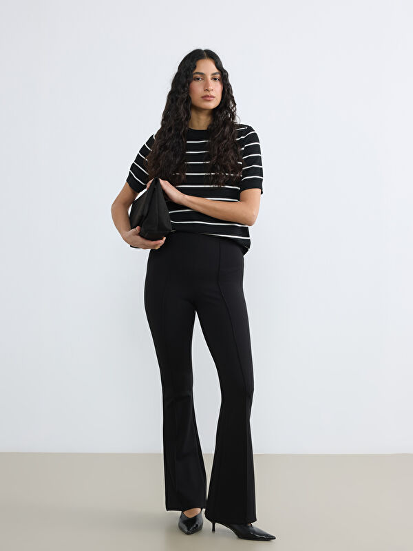 LCW Modest Dar Fit İspanyol Paça Kadın Pantolon