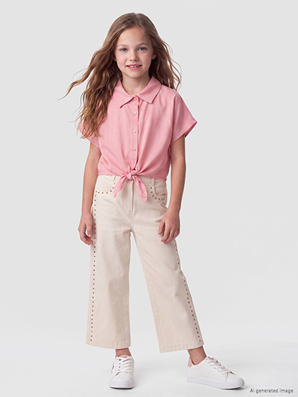 LCW Kids Regular fit dečije gabardinske pantalone