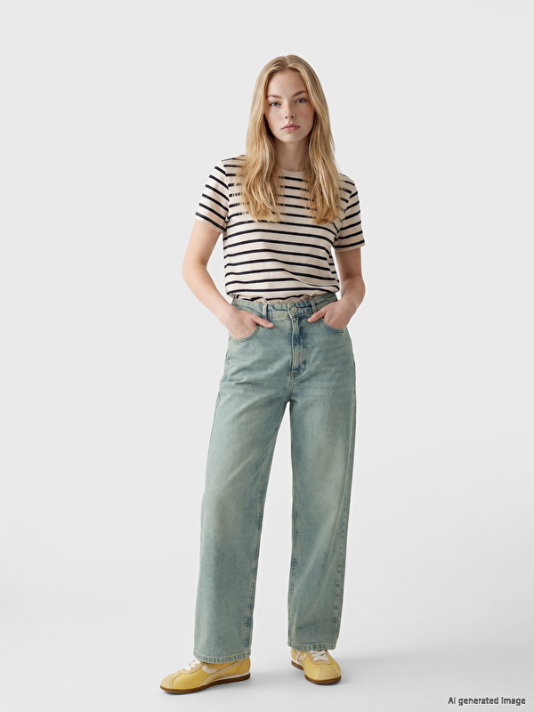 LCW Jeans Relaxed Fit Kadın Jean Pantolon