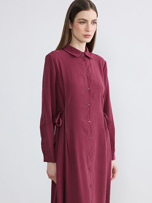 LCW Modest Modal Karışımlı Gömlek Elbise