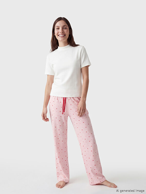 LCW DREAM Fiyonk Baskılı Kadın Pijama Altı