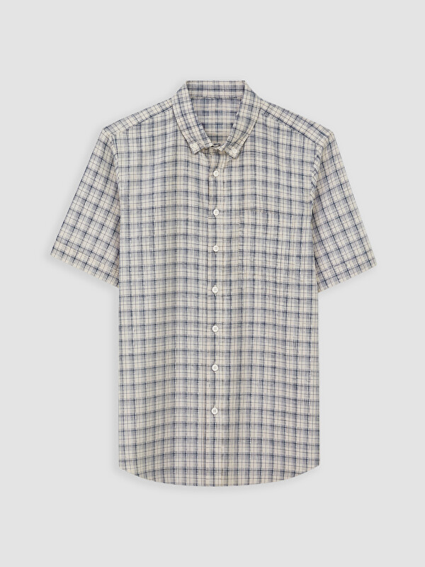 LCWAIKIKI Classic Regular Fit Ekose Poplin Erkek Gömlek